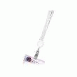 CORDON POLYESTER SATIN FIN UNI 15 MM AVEC ZIP PLASTIQUE