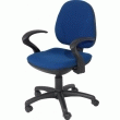 LE FAUTEUIL DE BUREAU AURORE CCE - AVEC ACCOUDOIRS FIXES - VERT