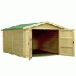 GARAGE EN BOIS CAPE BIRD 18,01M² - 34MM GARAGE BOIS