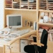 Bureau informatique en épi Bureau informatique en épi