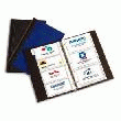 PORTE-CARTES DE VISITE AMOVIBLE - NOIR - 140 CARTES - 2 FORMATS DIFFÉRENTS - ELÉGANCE