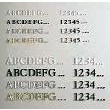 LETTRES ET CHIFFRES AUTOCOLLANTS EN RELIEF