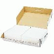 BOÎTE 56 CARTON PLUME A4 BLANC 3MM A4 - CARTON DE PRÉSENTATION PLUME