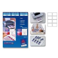 CARTES DE VISITE AVERY BRILLANT JET D'ENCRE 85X54 MM 250G-200/BOITE - NEUF - AVERY