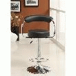 TABOURET - LOT DE 2 TABOURETS DE BAR 'CHARLY' NOIRS