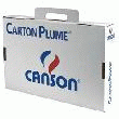 VALISETTE DE 28 FEUILLES A3 DE CARTON PLUME - CANSON - ÉPAISSEUR 3 MM