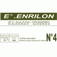 ETIQUETTE OSTREICOLE LOT DE 1000 EX