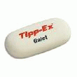 GOMME GALET DE BIC - BLANCHE - FORME LONGUE