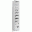 ARMOIRE DE DISTRIBUTION DU COURRIER - 10 COMPARTIMENTS VERROUILLABLES GRIS CLAIR