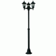 LAMPADAIRE PUBLIC 6 FACES LISA 3 TÊTES NOIR