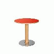 GUÉRIDON HAWAÏ Ø 60 CM COLORIS ORANGE