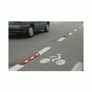 SEPARATEUR FRANCHISSABLE POUR PISTE CYCLABLE