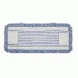 BALAI À FRANGES PLATES À LOGEMENTS - MÉLANGE DE COTON ANTIMICROBIEN AVEC LANGUETTES, LOT DE 10