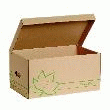 TREILLET 5 CONTAINERS POUR BOITE D'ARCHIVES ECOLOGIQUES - BRUN