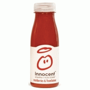 PETITE BOUTEILLE AUX FRUITS CRANBERRIES ET FRAMBOISES