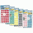 PASTILLES ADHÉSIVES  Ø 8 MM AGIPA 100624 COULEURS ASSORTIES - POCHETTE DE 385