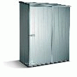 GARAGE MÉTAL 1.18 M² 162 X 88 CM MADEIRA - ZA15081SK