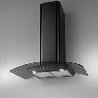 BROAN - HOTTE DECORATIVE MURALE 90CM DIVA HD7356VNF (HD 7356 VNF) VERRE FUME/NOIR