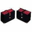 TRIEUR DE BUREAU ACCORDÉON EXTENDOS - 25 COMPARTIMENTS - NOIR - COUVERTURE TOILÉE - ONGLETS MÉTALLIQUES