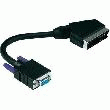 CÂBLE ADAPTATEUR VGA HAMA NOIR 0,12 M