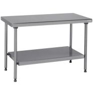 TABLE DE PRÉPARATION TOURNUS EQUIPEMENT AVEC ÉTAGÈRE L.140 CM