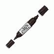 MARQUEUR PILOT BEGREEN TWIN MARKER JUMBO - 2 POINTES : 1 CONIQUE 3MM ET 1 BISEAUTÉE 10 MM - NOIR