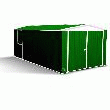 GARAGE MÉTAL 18M² 310 X 606CM DE HAUTEUR 230CM MADEIRA - CN3060HK