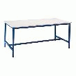 PLATEAU D'ATELIER INFÉRIEUR L 200 X P 100 CM POUR POSTE DE TRAVAIL DEBOUT GRIS -