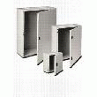 COFFRET MURAL METALLIQUE DIM.1200X600X300 ENTRÉE DE CÂBLE 140X500 1SERRURE 3POINTS 3CHARNIÈRES SANS PLAQUE DE FOND