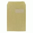 POCHETTE KRAFT BRUN BRUNEAU 90 GR 229 X 324 AVEC FENÊTRE 50 X 100 MM - BOÎTE DE 250 - BRUNEAU