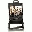 BOITE DE 19 FORETS A METAUX HSS M2 COBALT 5% 1 A 10 MM.