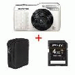 OLYMPUS OLYMPUS VG170 BLANC+ ETUI + CARTE SD 4GO