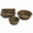 CORBEILLE A PAIN EN ROTIN RONDE O23CM - AZ BOUTIQUE