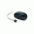 KENSINGTON PRO FIT RETRACTABLE MOBILE MOUSE - SOURIS - OPTIQUE - FILAIRE - USB - NOIR