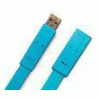 CÂBLE USB 2.0 A MÂLE VERS A FEMELLE FLAT CABLES - 1,2M - BLEU (130847) LACIE
