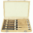 COFFRET DE 5 CISEAUX À BOIS