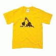 JCB-TEE SHIRT JAUNE POUR ENFANTS JCB-JCB-3/4 ANS