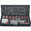 COFFRET DE VISSAGE 23 PIÈCES 10 MM (3/8) TOOLCRAFT