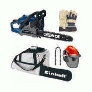 PROMO TRONÇONNEUSE THERMIQUE 37,2 CC EINHELL ET SES ACCESSOIRES TRONÇONNEUSE