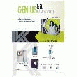 KIT VIDEO GENIUSKIT NOIR/BLANC SAILLIE+BOITIER ENCASTREMENT 1 APPARTEMENT