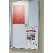 LE LOT DE 3 VITRINES EXTRA-PLATE 34 X 25 (1 A4) ANODISÉ NATUREL