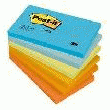 NOTES REPOSITIONNABLES COULEURS  BALANCE  POST-IT 76 X 127 MM - BLOC DE 100 FEUILLES