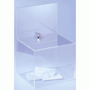 URNE EN PLEXI TRANSPARENT