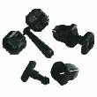 Clips de montage pour fixation des plateaux et panneaux aux montants du coffret 10'' 123 CONNECT