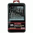 COFFRET DE 19 FORETS À METAUX TECN'X HSS M2 DIAMÈTRE 1 À 10 MM.