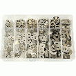 COFFRET DE 1025 RONDELLES PLATES DIN 125A ET LARGES INOX A2