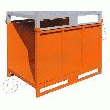 RK149 - RACK POUR TISSUS 1000KG / PATINS / PAROIS TÔLE RK149 - RACK POUR TISSUS 1000KG / PATINS / PAROIS TÔLE