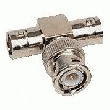ADAPTATEUR F/F/M BNC T, 75OHM