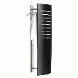 PENDERIE AVEC PARAVENT - AVEC 5 CINTRES H X L X P 1700 X 600 X 400 MM, ANTHRACITE