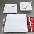 - PORCELAINE HÔTELIÈRE SET 12 PCES CARRÉ